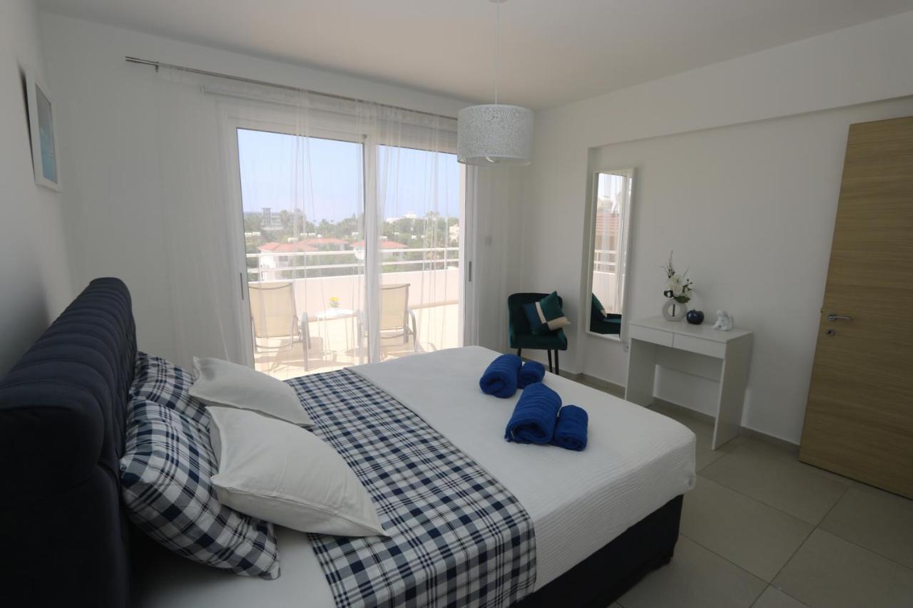 Nissi 3 Amazing Sea View Apartment ไอยานาปา ภายนอก รูปภาพ