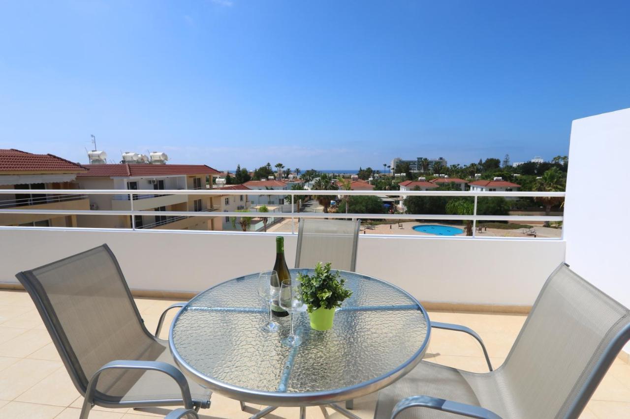 Nissi 3 Amazing Sea View Apartment ไอยานาปา ภายนอก รูปภาพ
