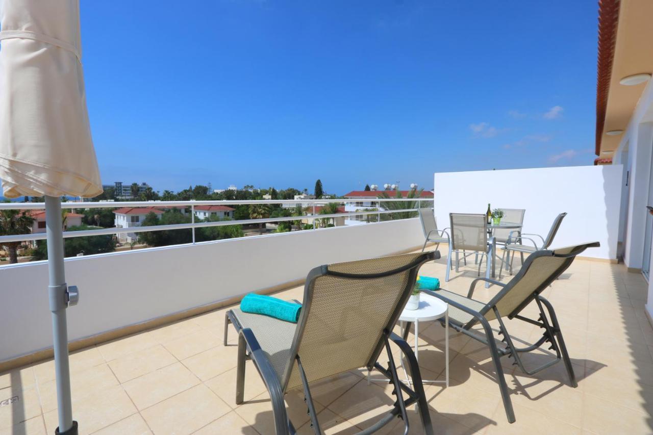 Nissi 3 Amazing Sea View Apartment ไอยานาปา ภายนอก รูปภาพ