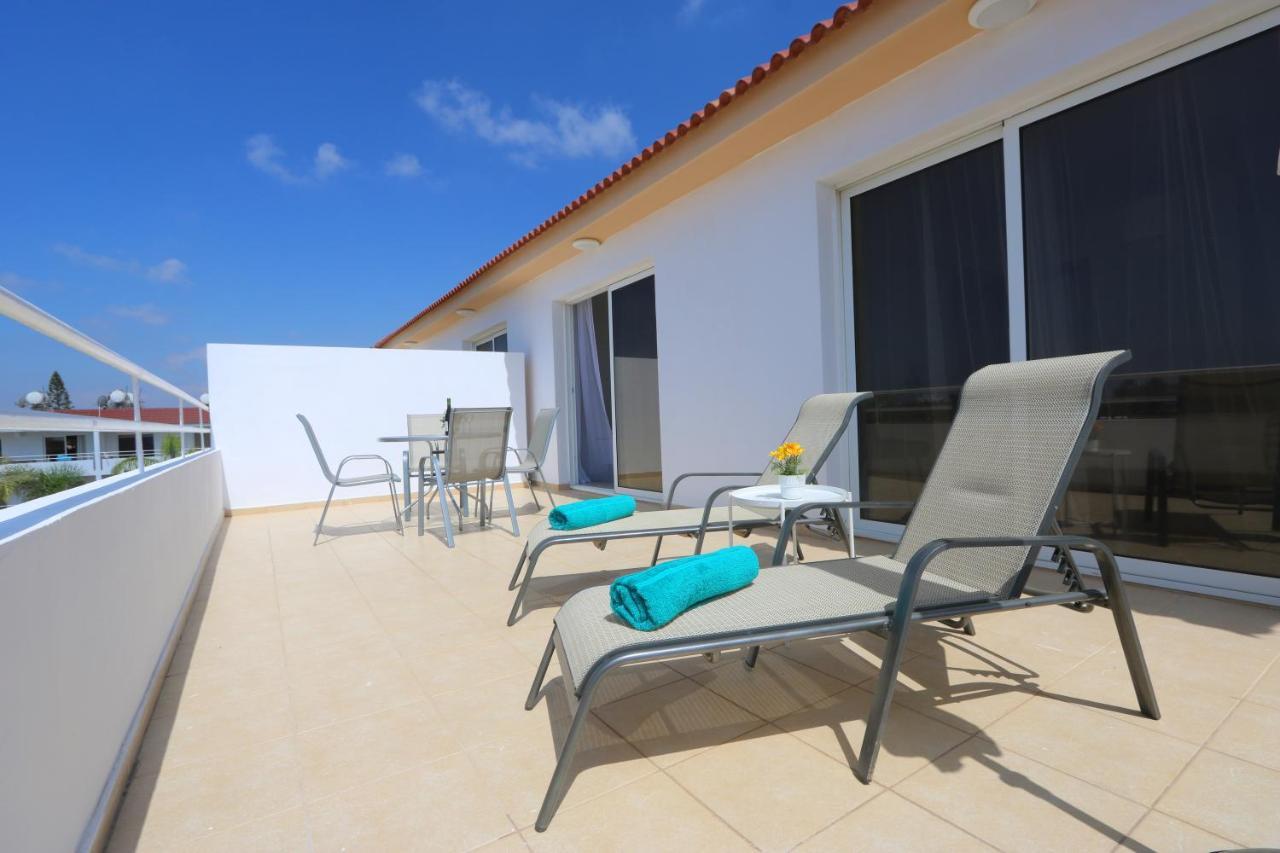 Nissi 3 Amazing Sea View Apartment ไอยานาปา ภายนอก รูปภาพ